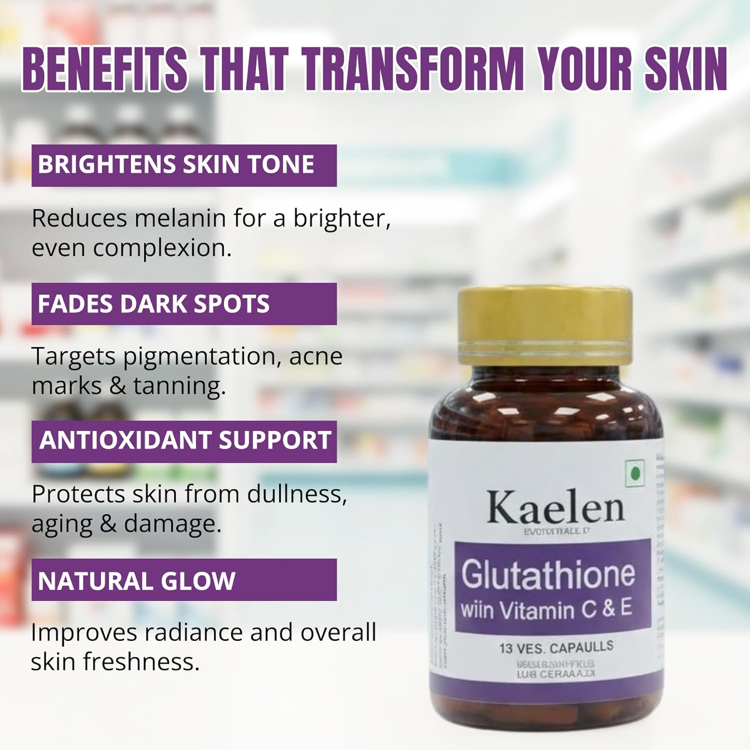 Kaelen Glutathione Capsules - Image 4